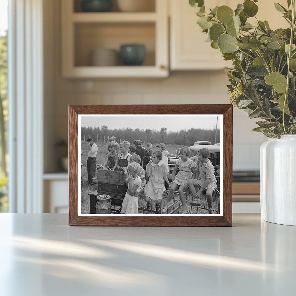 Children at Auction in Orth Minnesota August 1937 - Available at KNOWOL