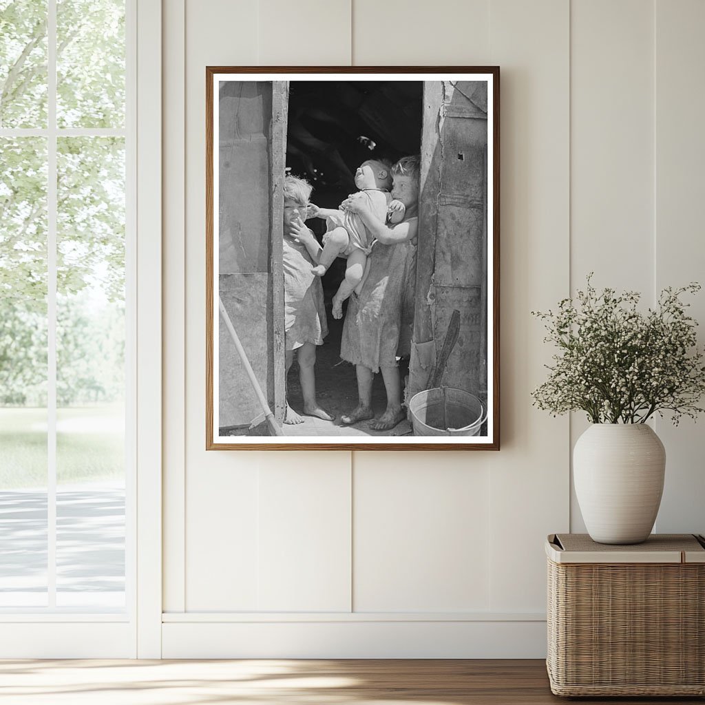 Children at Camp on Mays Avenue Oklahoma City 1939 - Available at KNOWOL