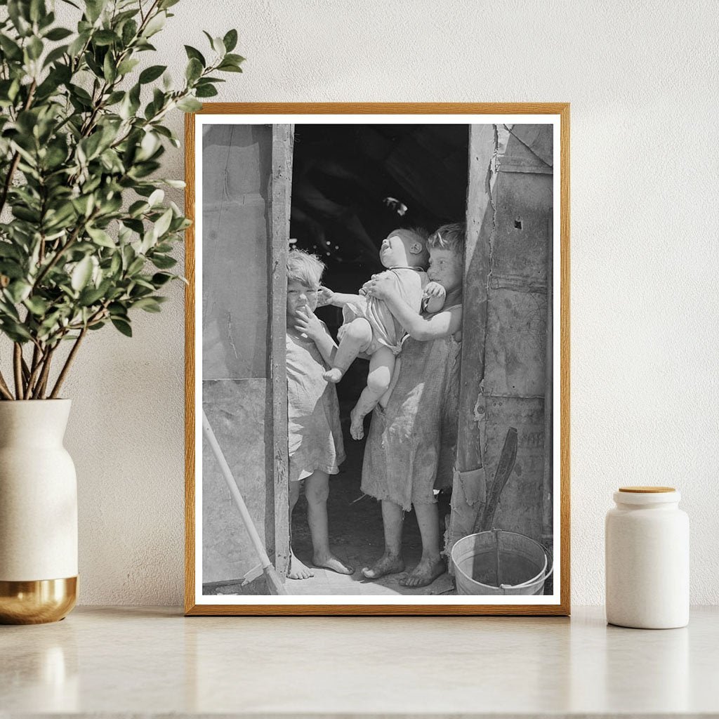 Children at Camp on Mays Avenue Oklahoma City 1939 - Available at KNOWOL