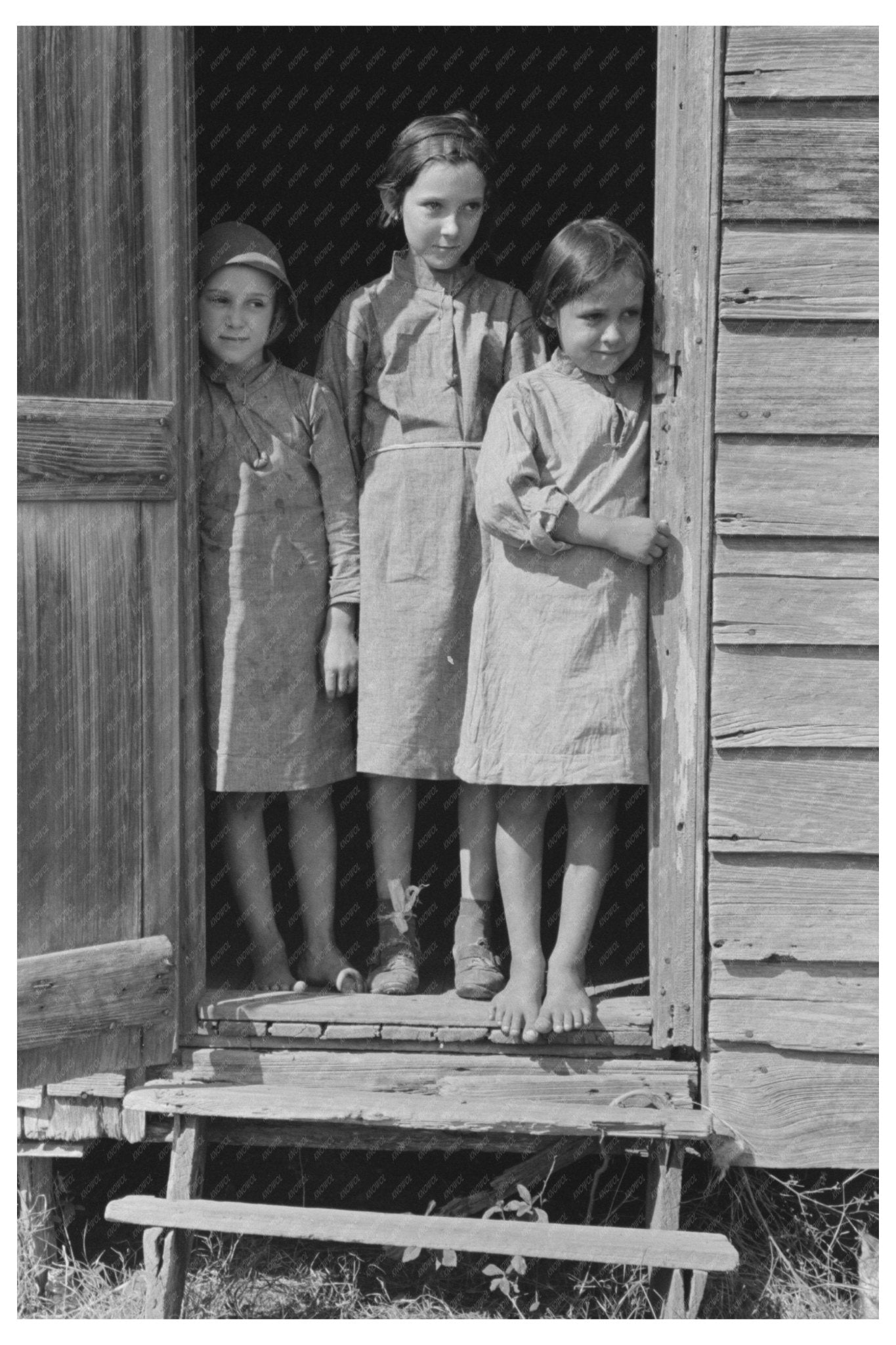 Children at Home in Rural Louisiana November 1938 - Available at KNOWOL