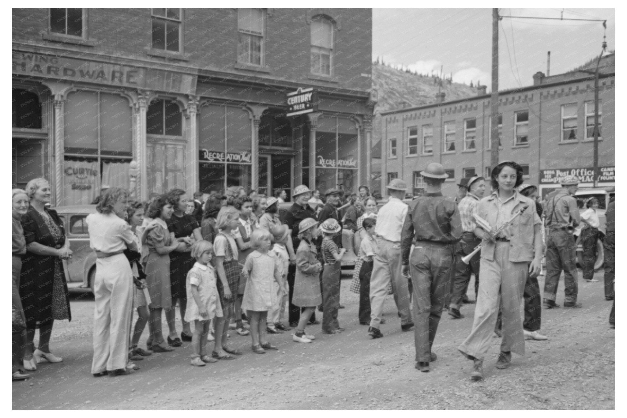 Children at Labor Day Parade in Silverton Colorado 1940 - Available at KNOWOL