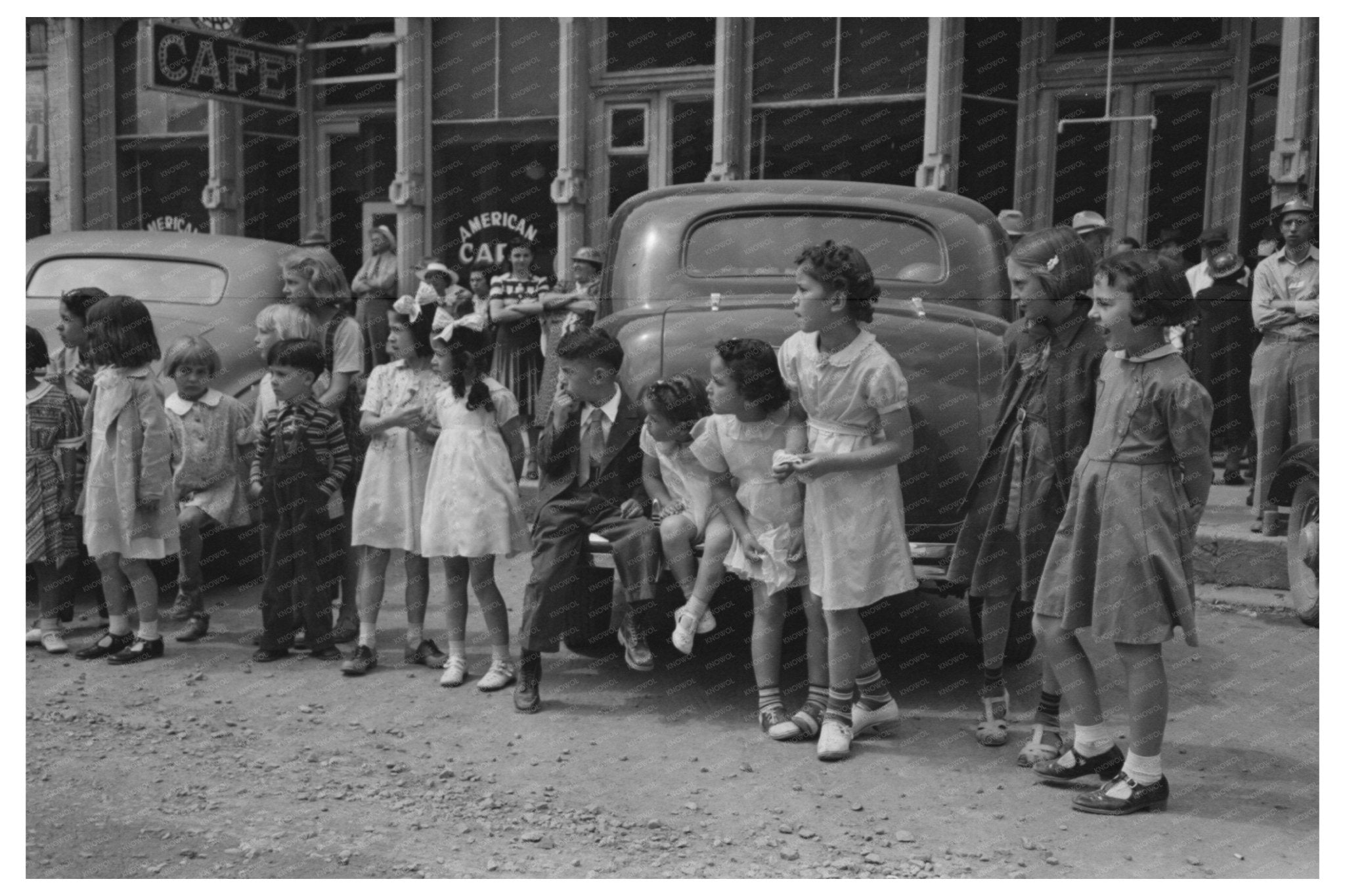 Children at Labor Day Parade Silverton Colorado 1940 - Available at KNOWOL