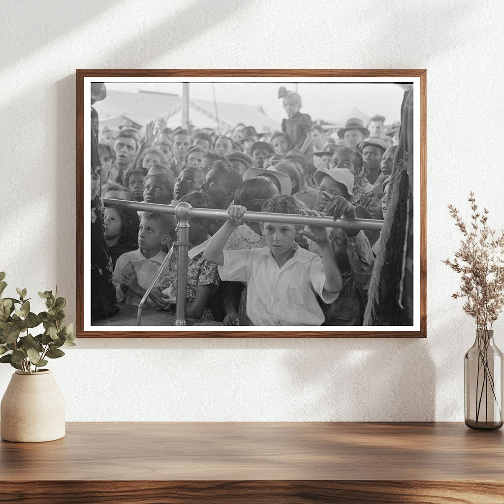 Children at Sideshow in Donaldsonville Louisiana 1938 - Available at KNOWOL