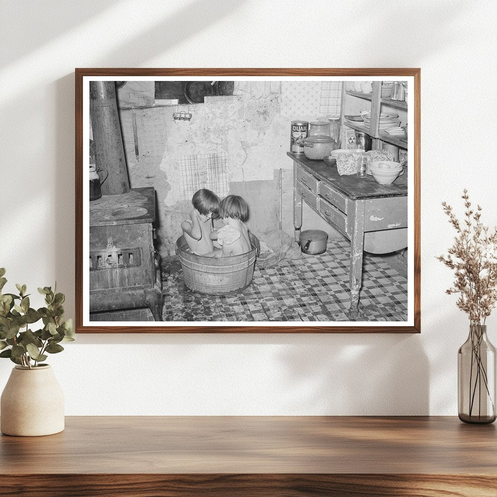 Children Bathing in Oklahoma City Community Camp 1939 - Available at KNOWOL