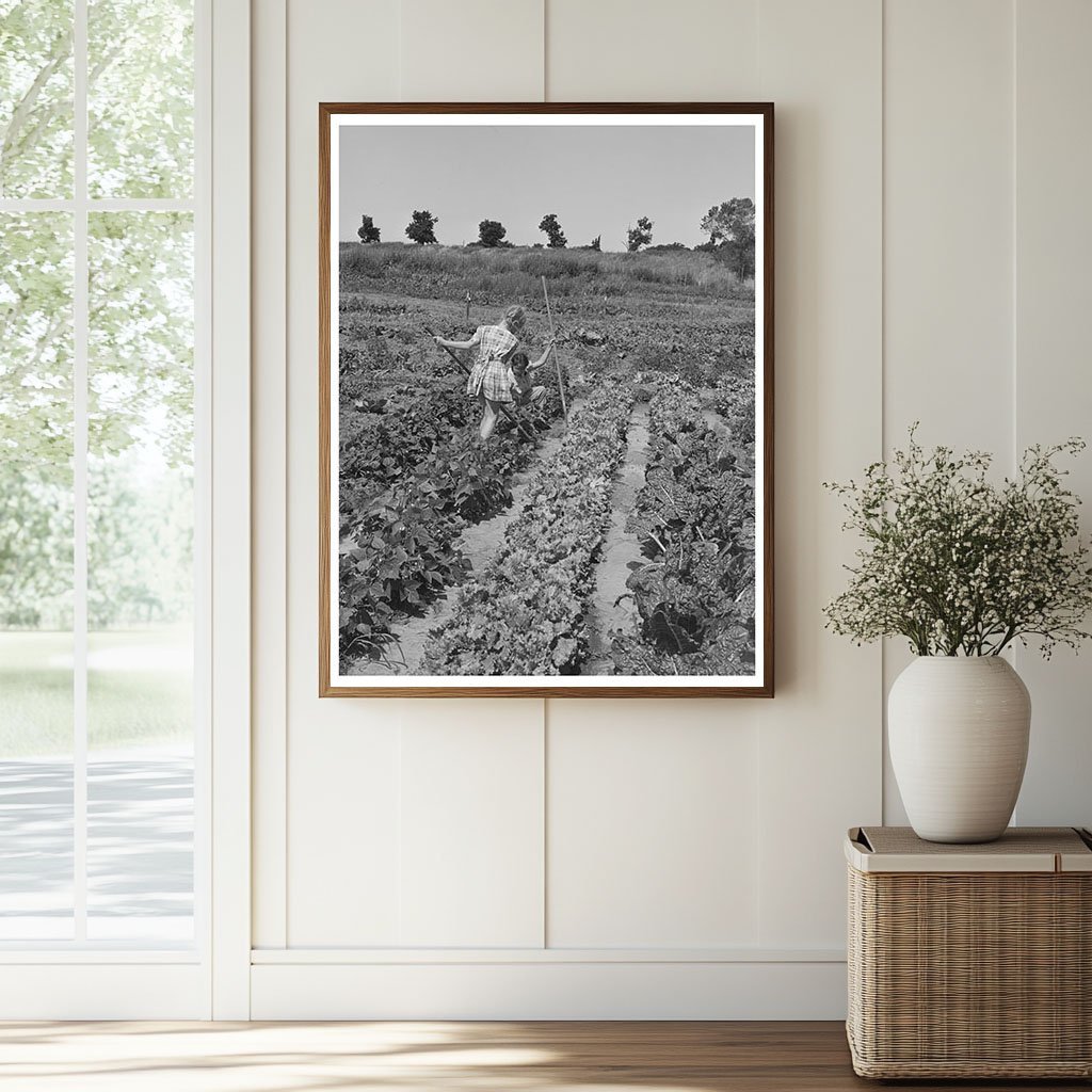 Children Gardening at Farm Security Administration Community 1942 - Available at KNOWOL