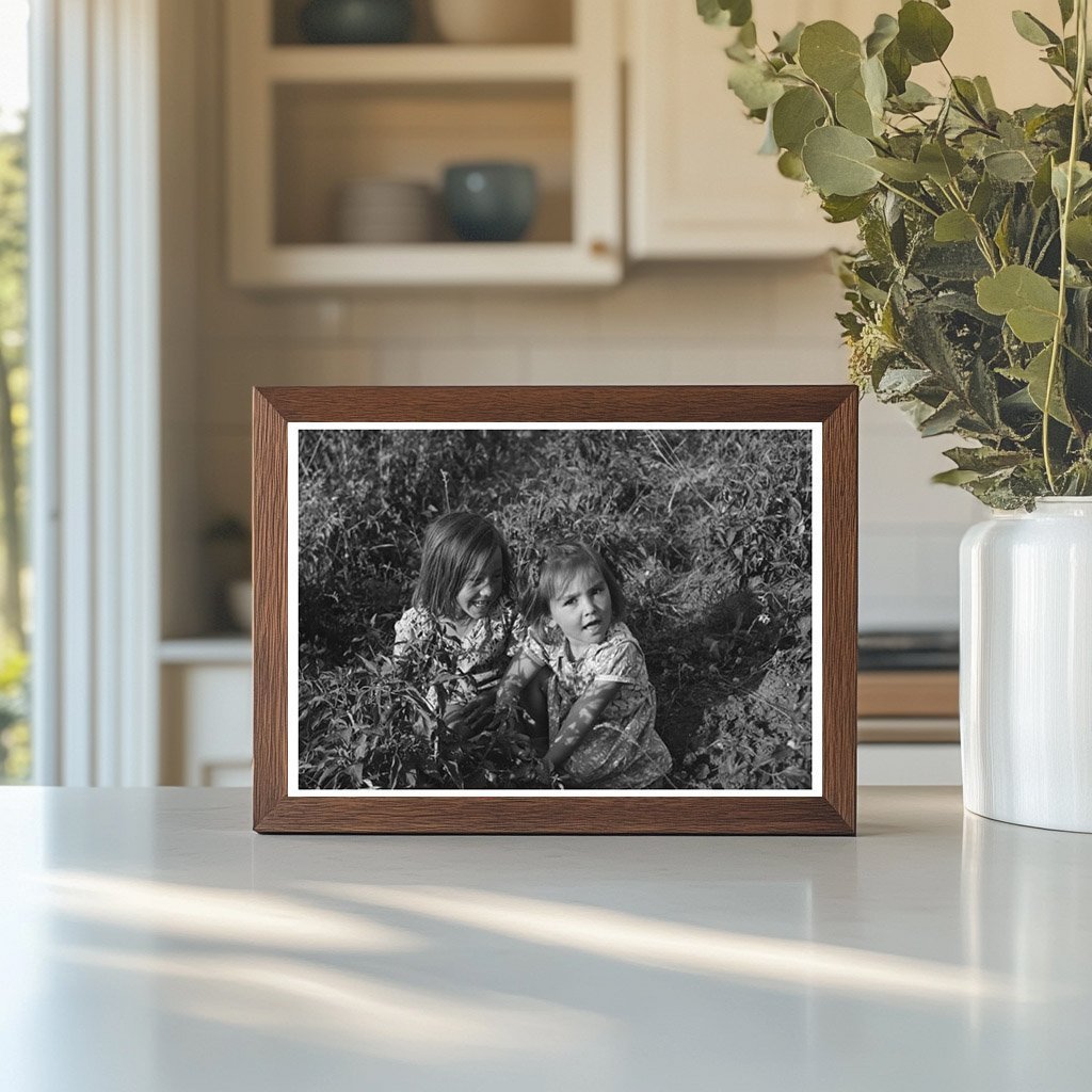 Children Harvesting Chili Peppers in Concho Arizona 1944 - Available at KNOWOL