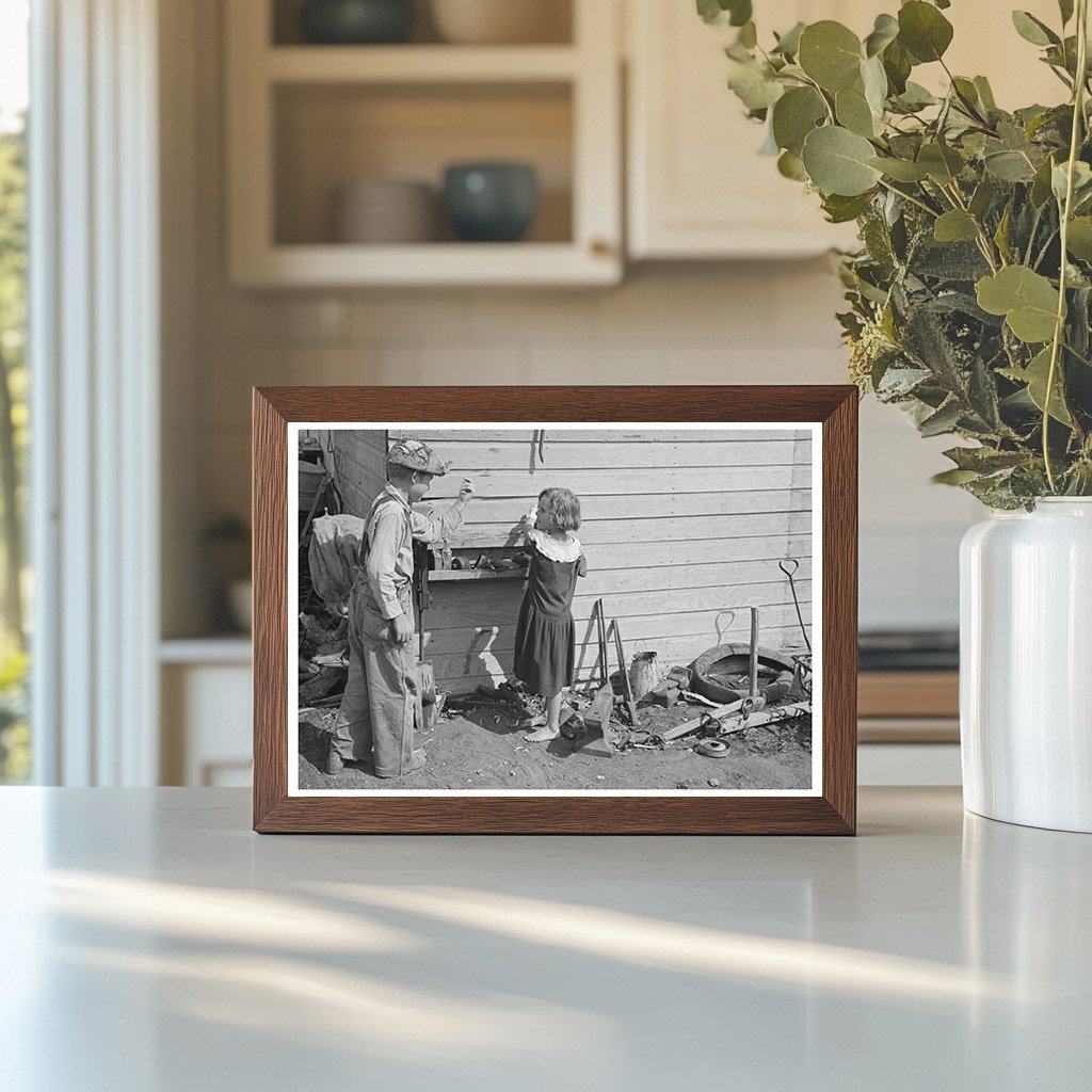 Children in Drought - Affected North Dakota 1937 - Available at KNOWOL