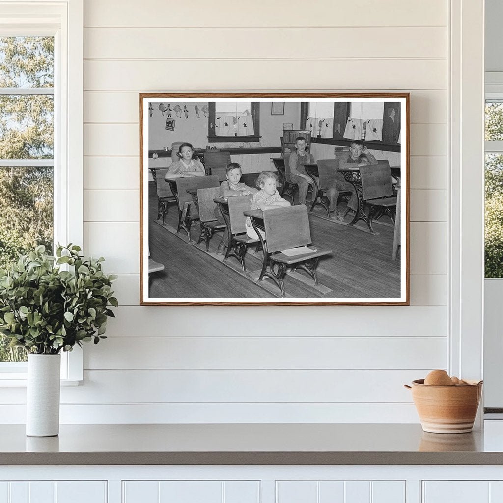 Children in Rural School North Dakota October 1937 - Available at KNOWOL