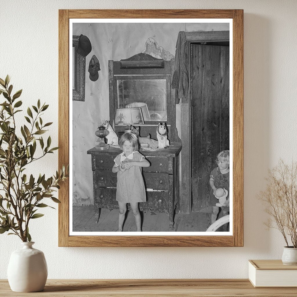 Children in Shack Home Southeast Missouri Farms 1938 - Available at KNOWOL