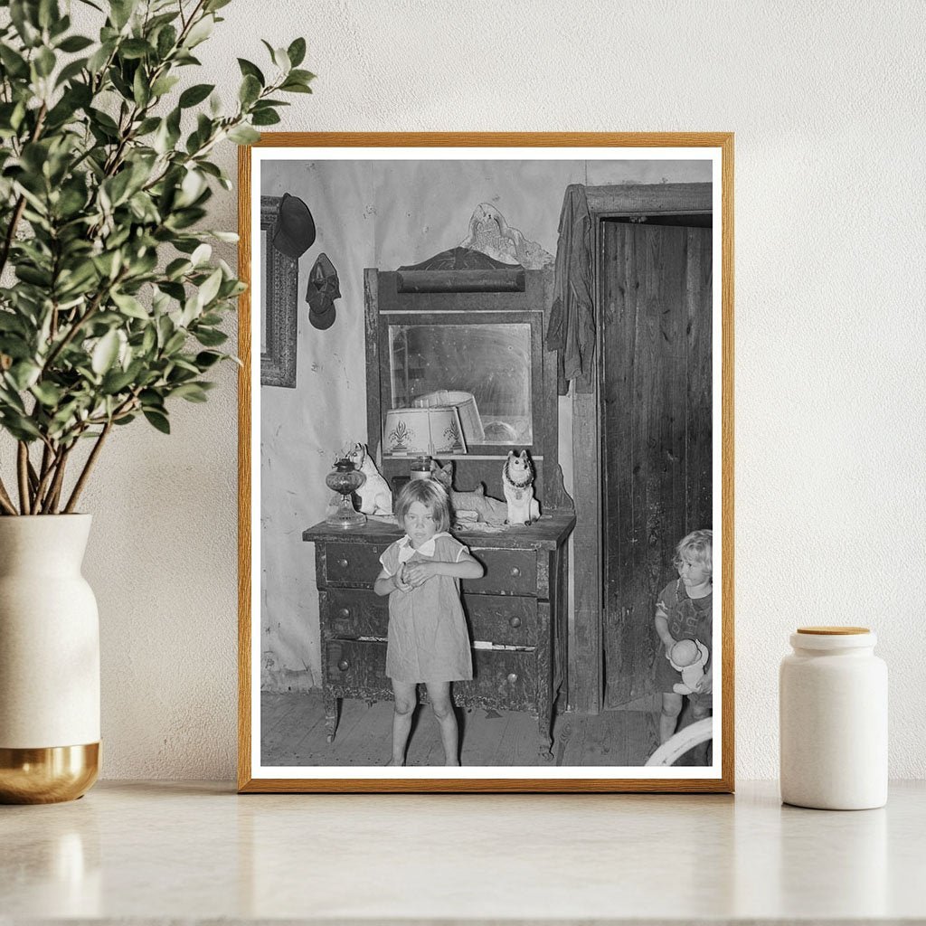 Children in Shack Home Southeast Missouri Farms 1938 - Available at KNOWOL