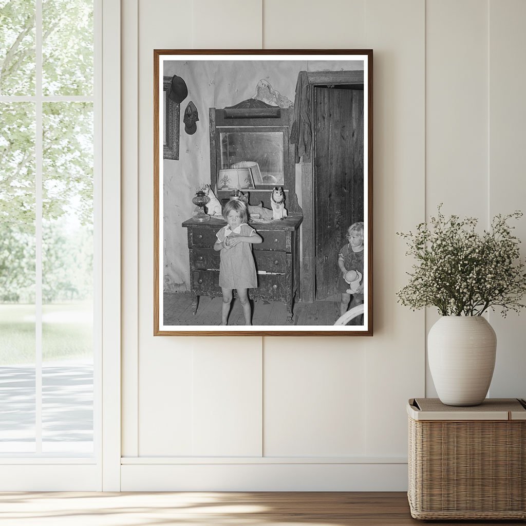 Children in Shack Home Southeast Missouri Farms 1938 - Available at KNOWOL