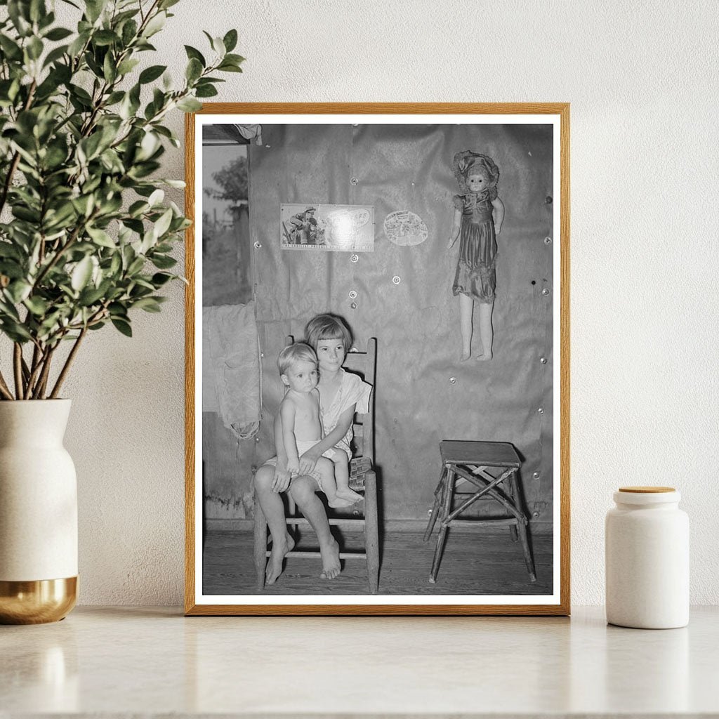 Children in Tin Town Caruthersville Missouri August 1938 - Available at KNOWOL