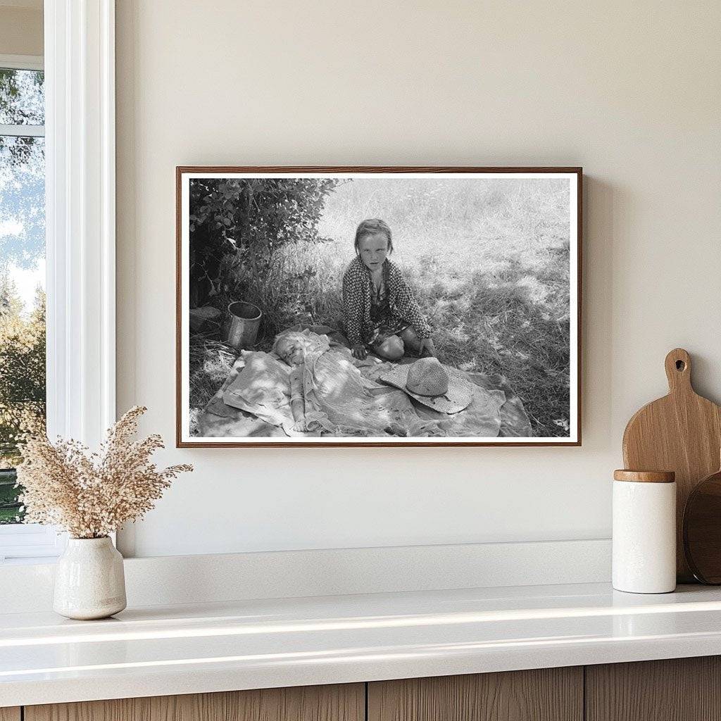 Children of Agricultural Laborers Camp Oklahoma June 1939 - Available at KNOWOL