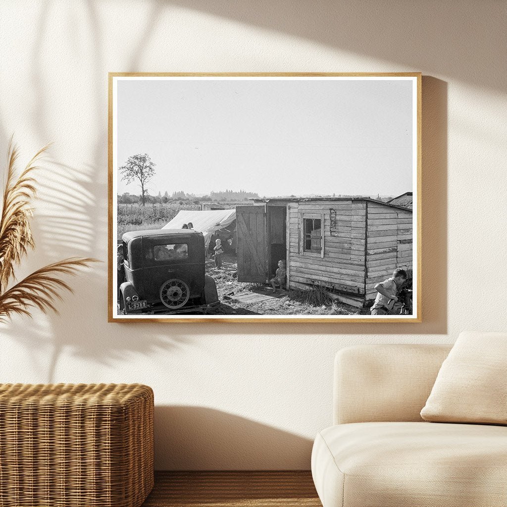 Children of Bean Pickers Camp Oregon 1939 Vintage Photo - Available at KNOWOL