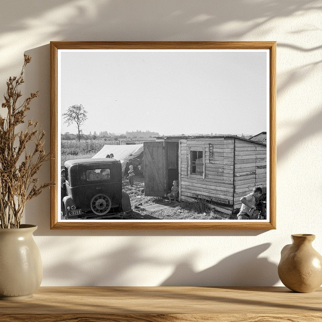 Children of Bean Pickers Camp Oregon 1939 Vintage Photo - Available at KNOWOL