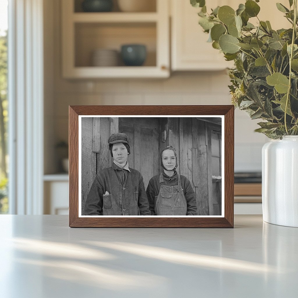 Children of John Scott Near Ringgold Iowa 1937 - Available at KNOWOL
