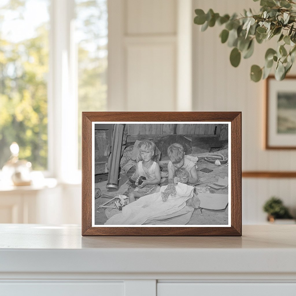 Children Playing at Camp on Mays Avenue Oklahoma City 1935 - 1942 - Available at KNOWOL