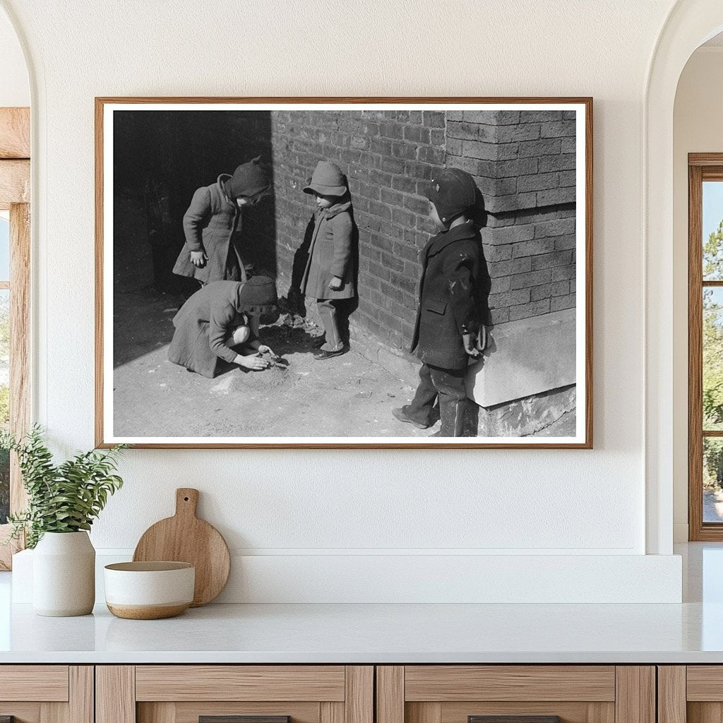 Children Playing Together in Chicago 1941 - Available at KNOWOL