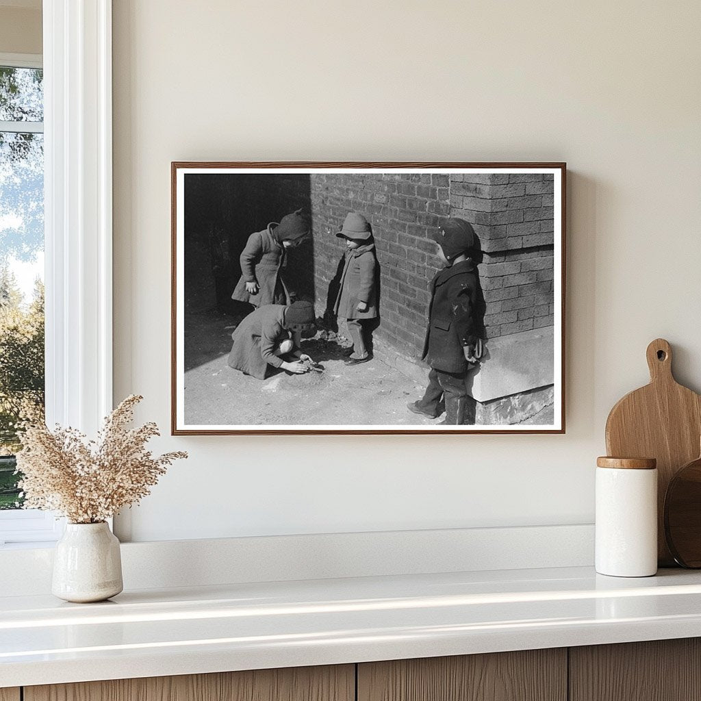 Children Playing Together in Chicago 1941 - Available at KNOWOL