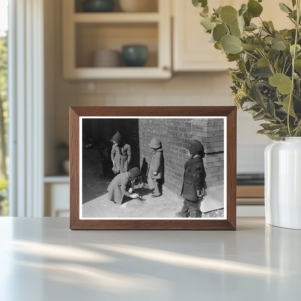 Children Playing Together in Chicago April 1941 - Available at KNOWOL
