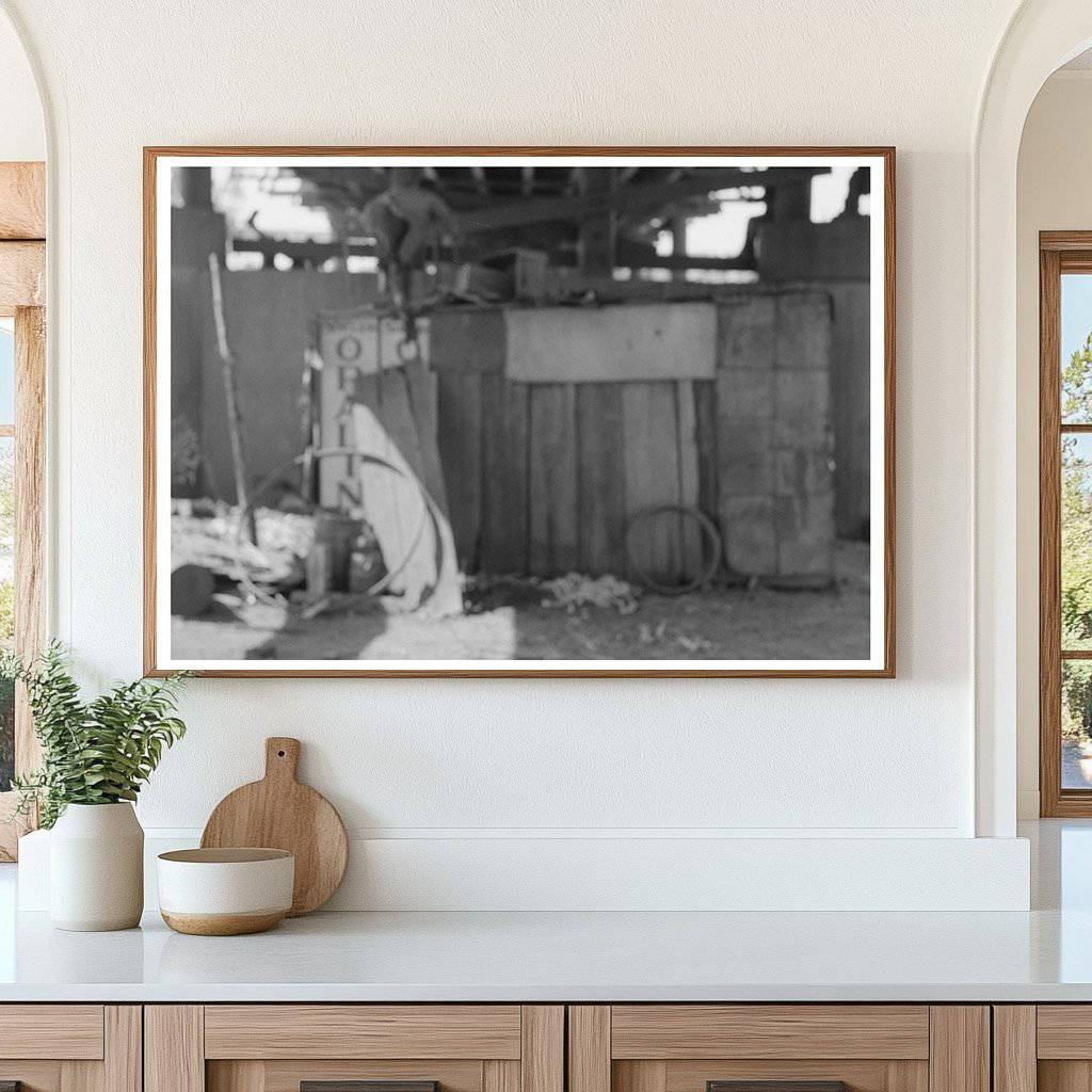 Children Playing Under Bridge Mays Avenue Camp 1939 - Available at KNOWOL