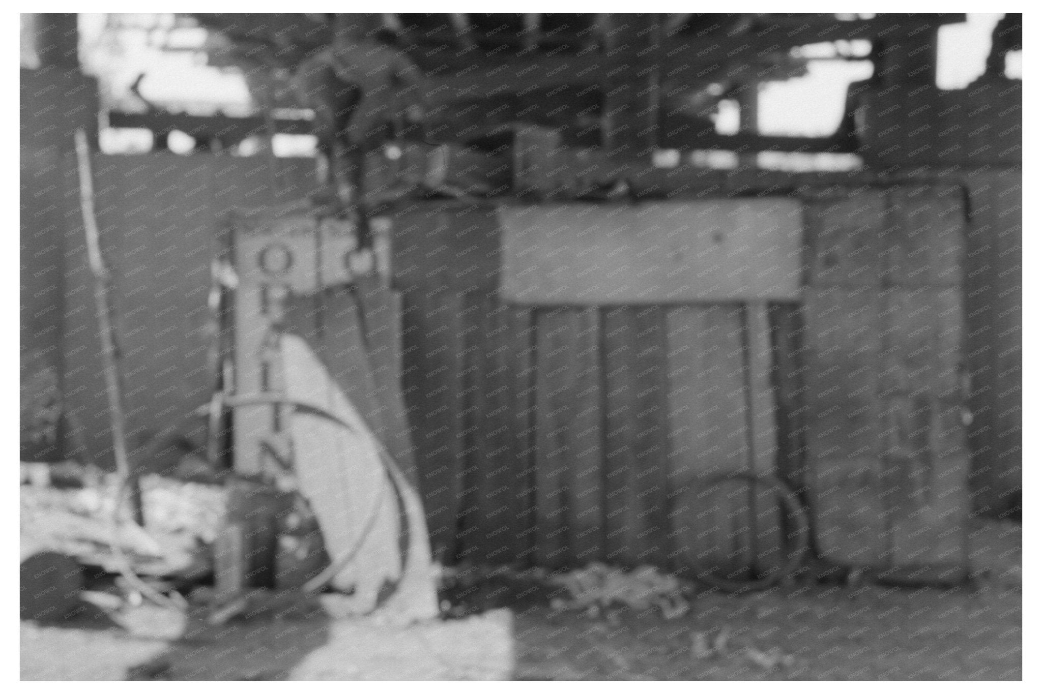 Children Playing Under Bridge Mays Avenue Camp 1939 - Available at KNOWOL