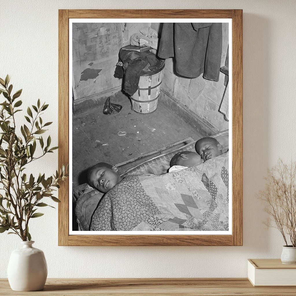 Children Sleeping in Southside Chicago April 1941 - Available at KNOWOL