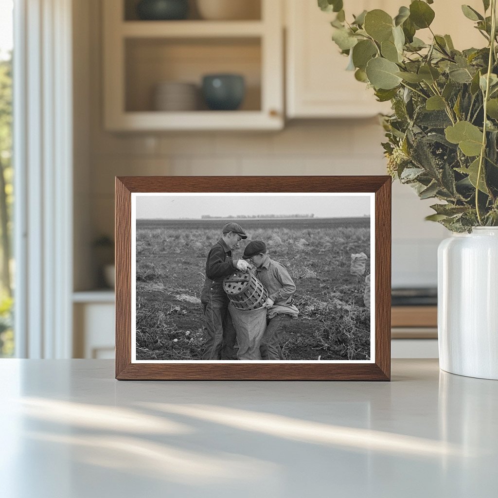 Children Working in Potato Fields East Grand Forks 1937 - Available at KNOWOL