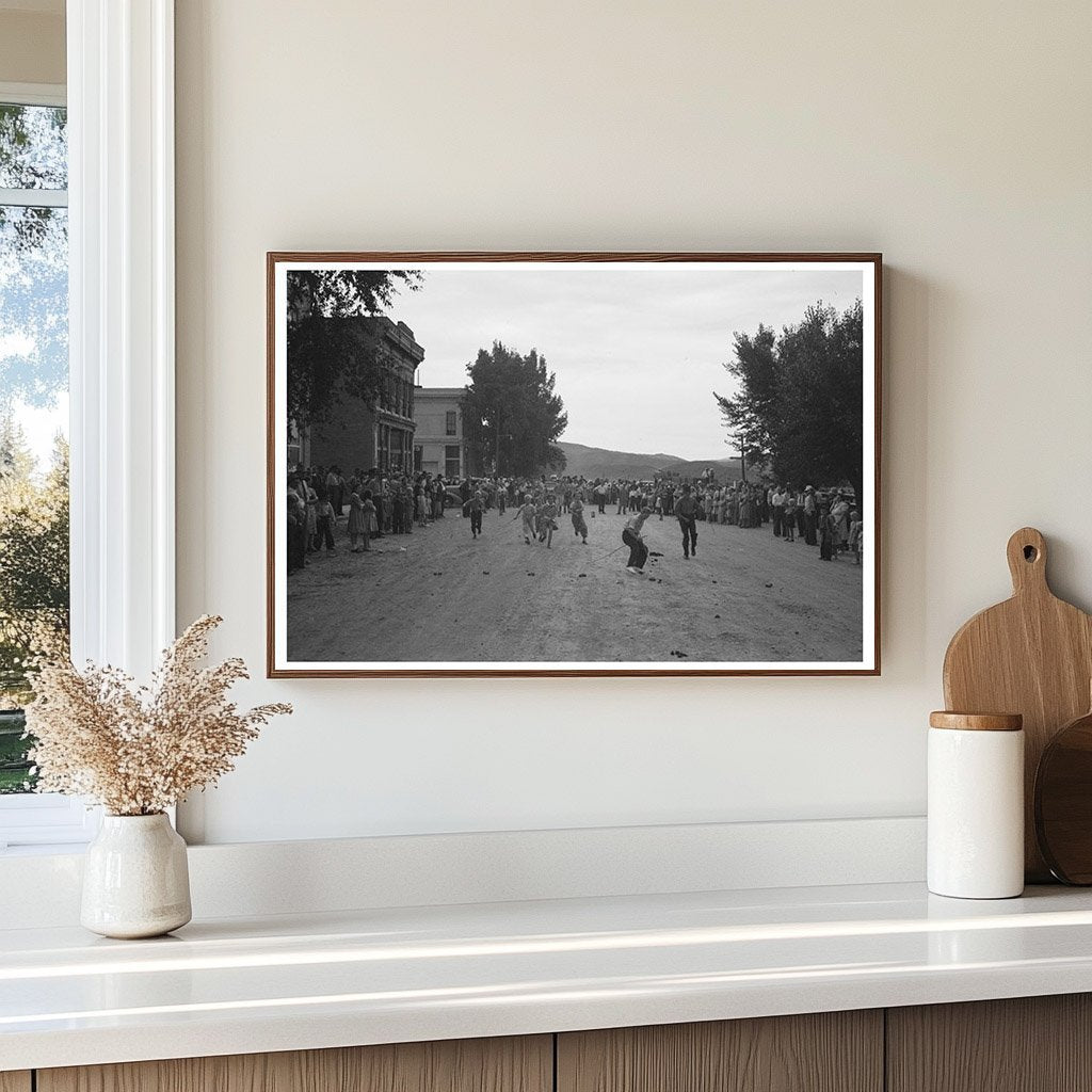Childrens Potato Race at Labor Day Celebration 1944 - Available at KNOWOL