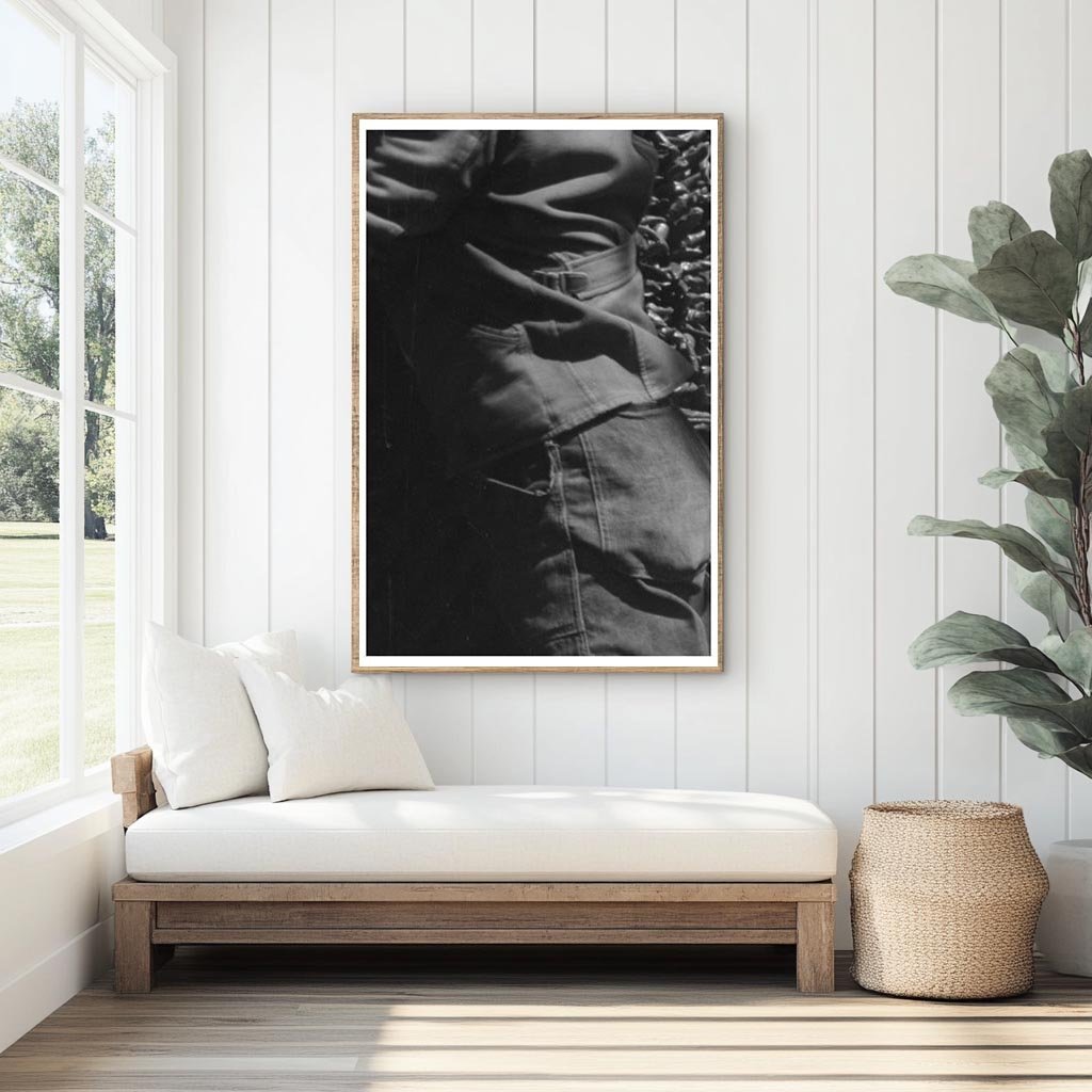 Chili Peppers Drying on Adobe House Concho Arizona 1940 - Available at KNOWOL