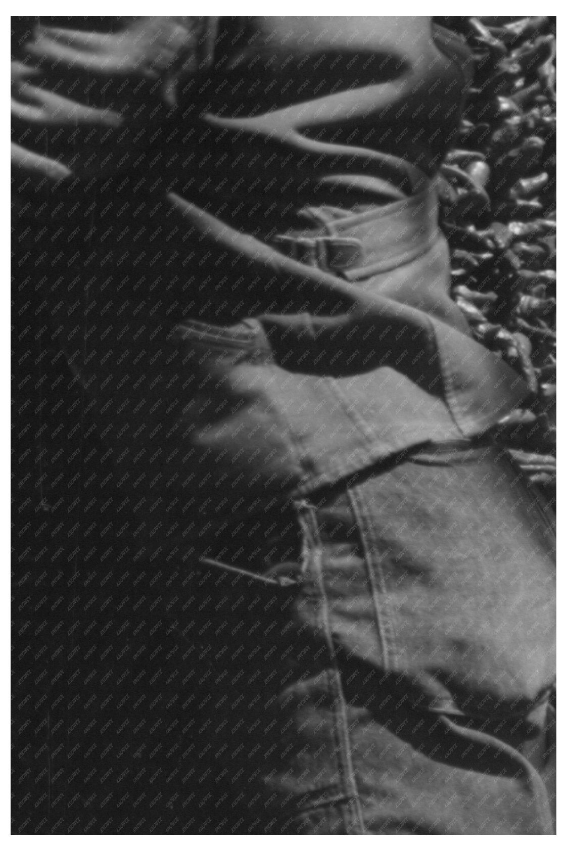 Chili Peppers Drying on Adobe House Concho Arizona 1940 - Available at KNOWOL