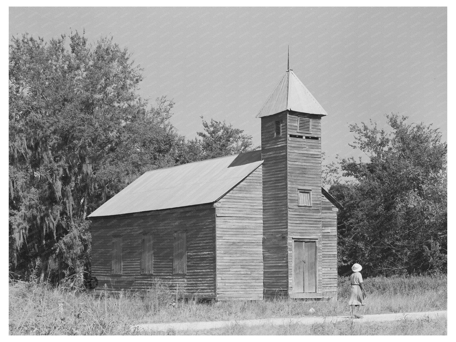 Church in Paradis Louisiana September 1938 Vintage Photo - Available at KNOWOL