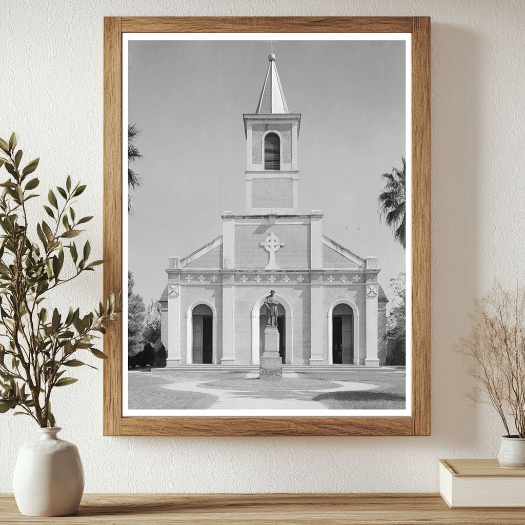 Church of St. Martin de Tours St. Martinville 1938 Photo - Available at KNOWOL