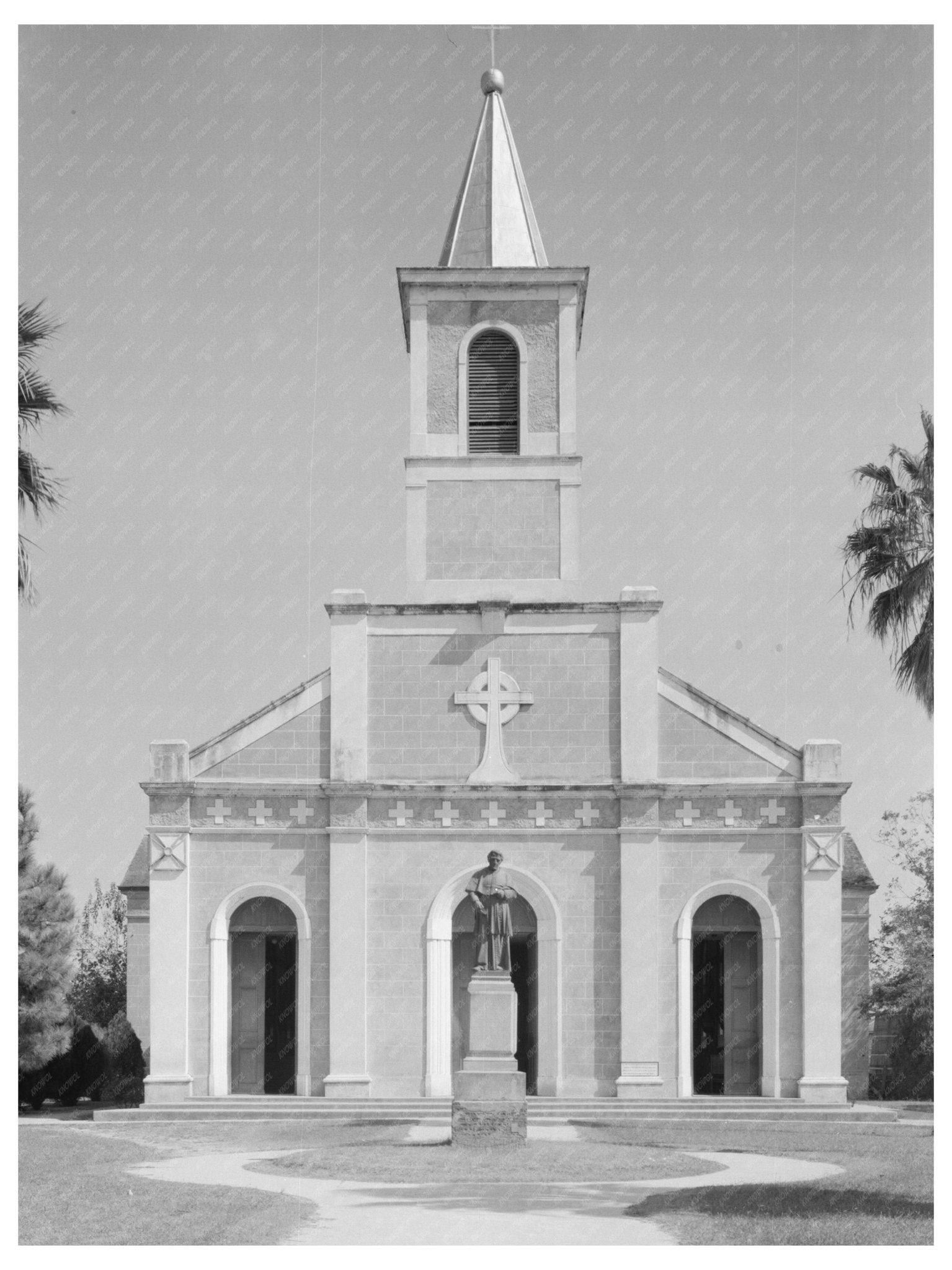 Church of St. Martin de Tours St. Martinville 1938 Photo - Available at KNOWOL
