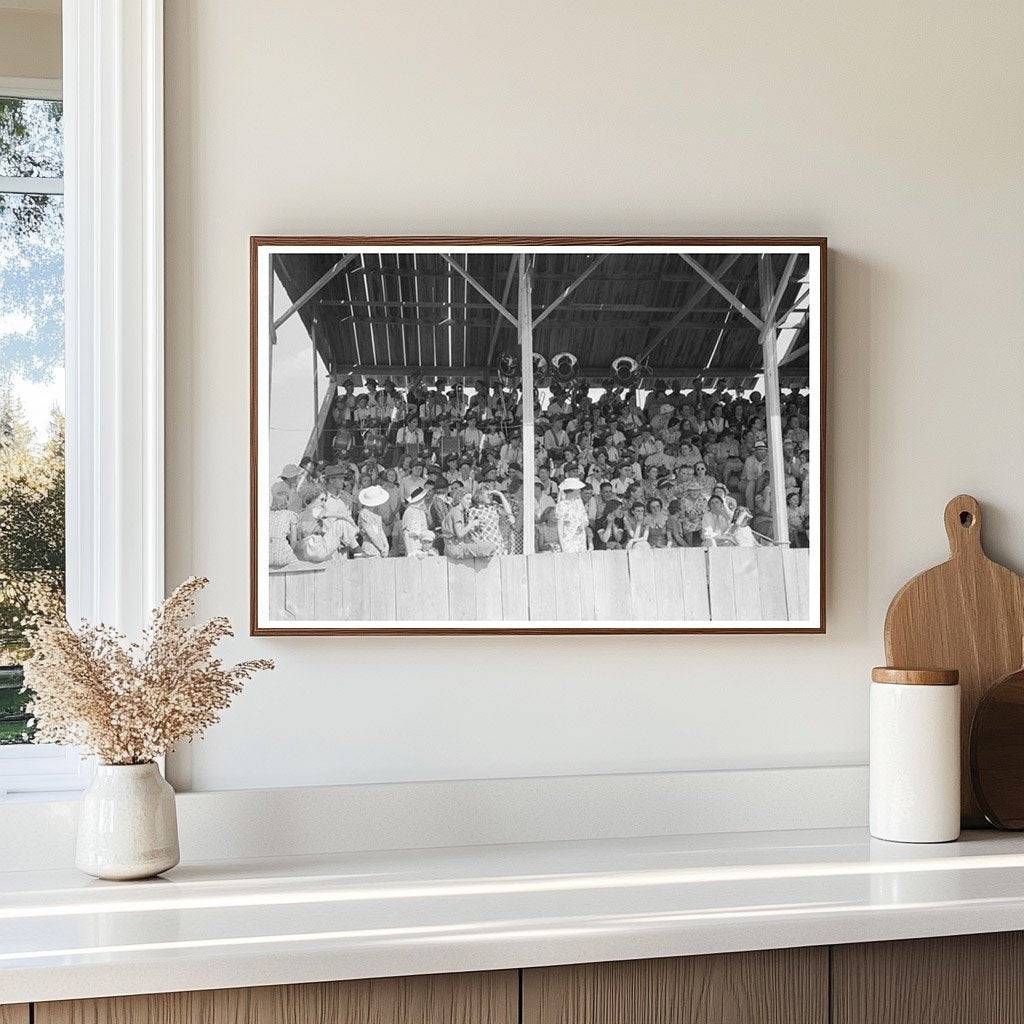 Cimarron Kansas 4 - H Club Fair Grandstand August 1939 - Available at KNOWOL