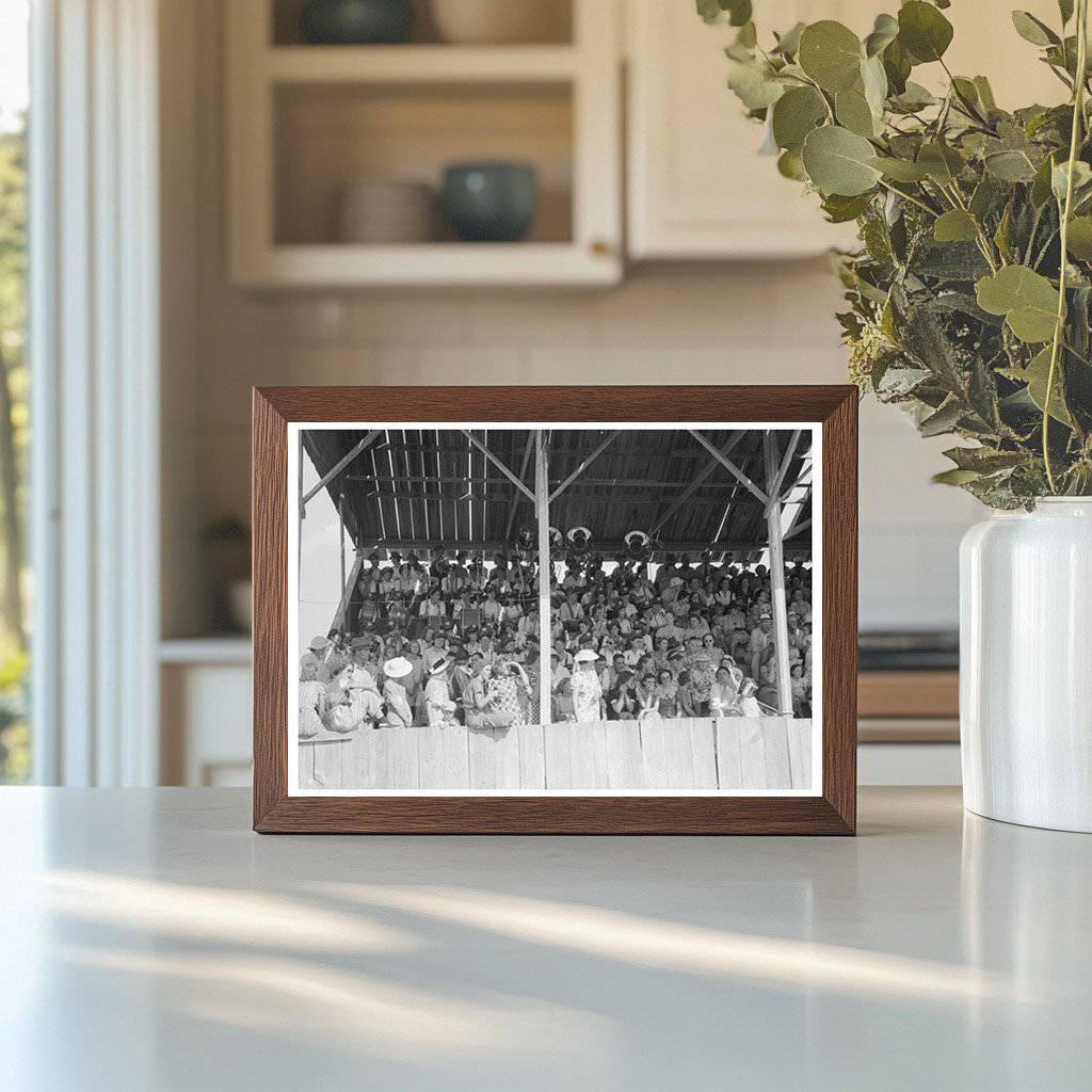 Cimarron Kansas 4 - H Club Fair Grandstand August 1939 - Available at KNOWOL