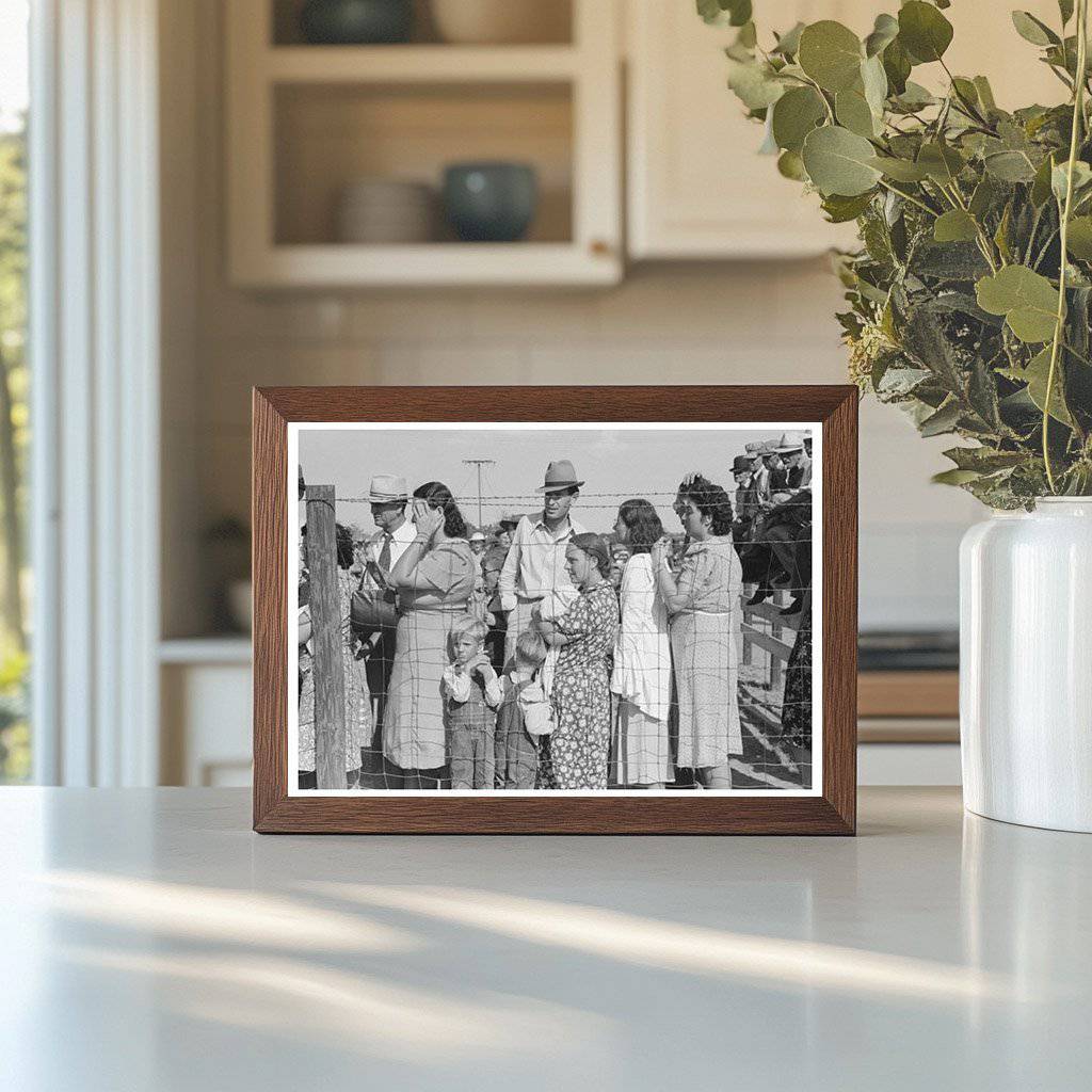 Cimarron Kansas 4 - H Club Fair Spectators August 1939 - Available at KNOWOL