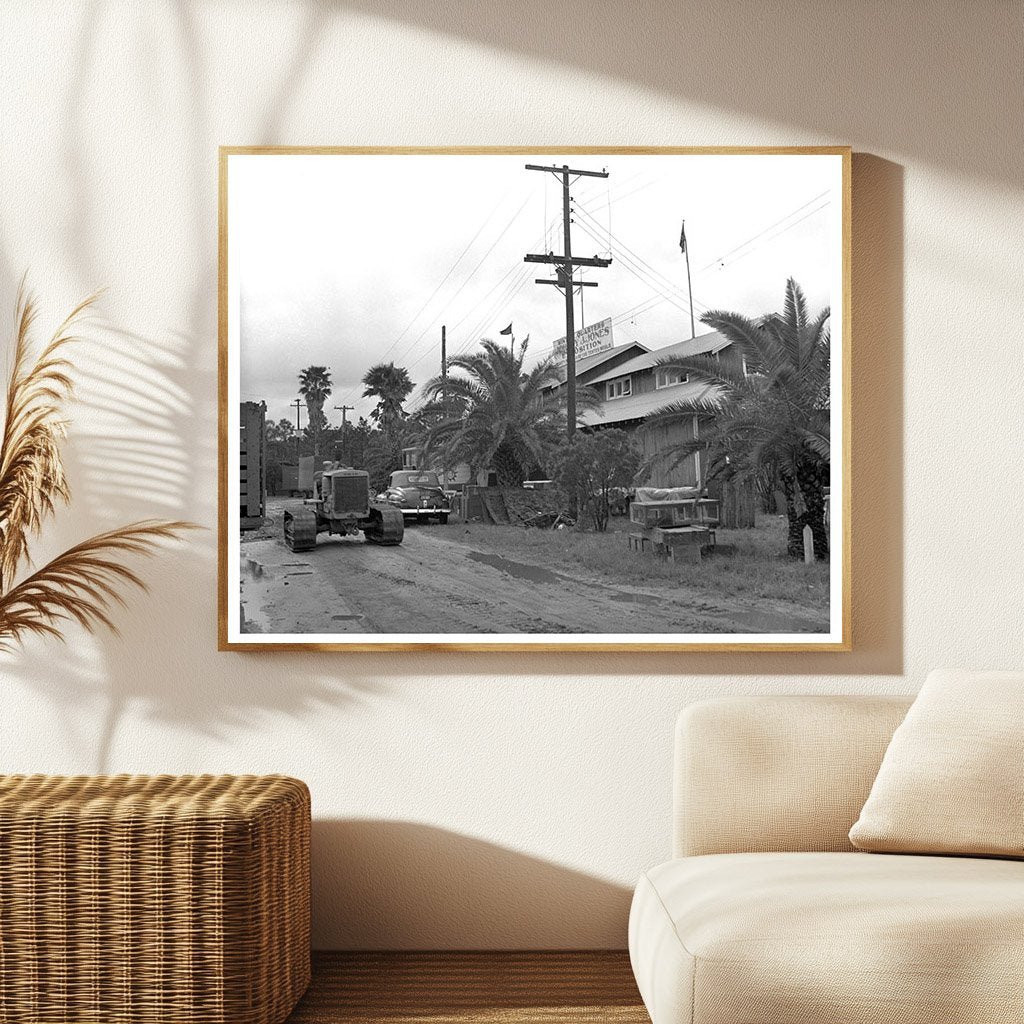Circus Dismantled for WWII Plant in De Land Florida 1942 - Available at KNOWOL