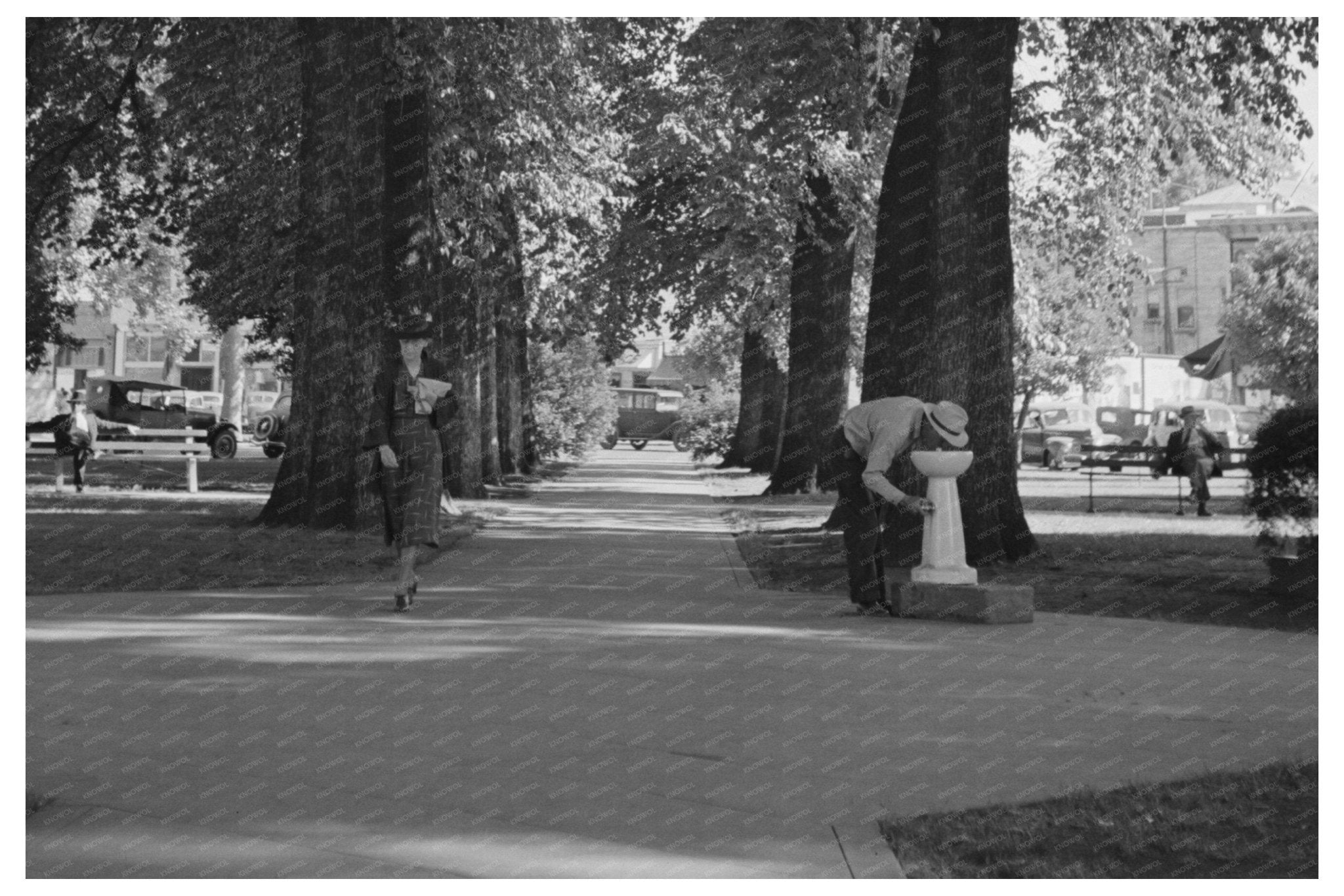 City Park Chico California June 1942 Vintage Photograph - Available at KNOWOL