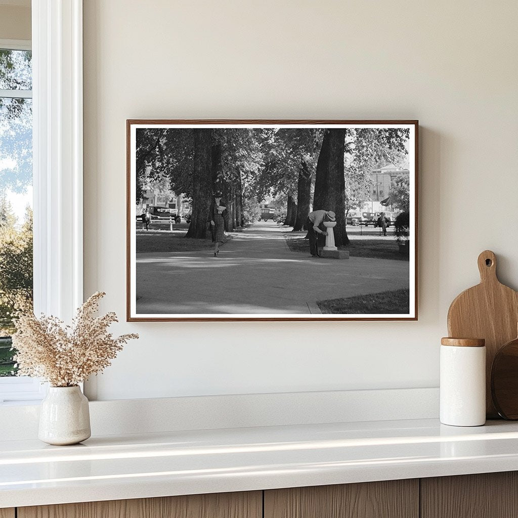 City Park Chico California June 1942 Vintage Photograph - Available at KNOWOL