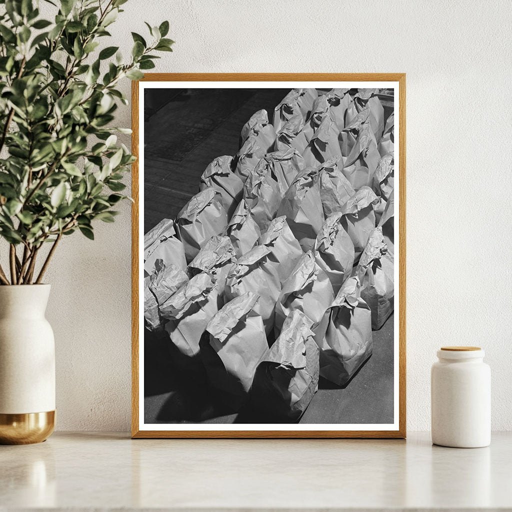 Civilian Conservation Corps Camp Lunches for Japanese - Americans 1942 - Available at KNOWOL