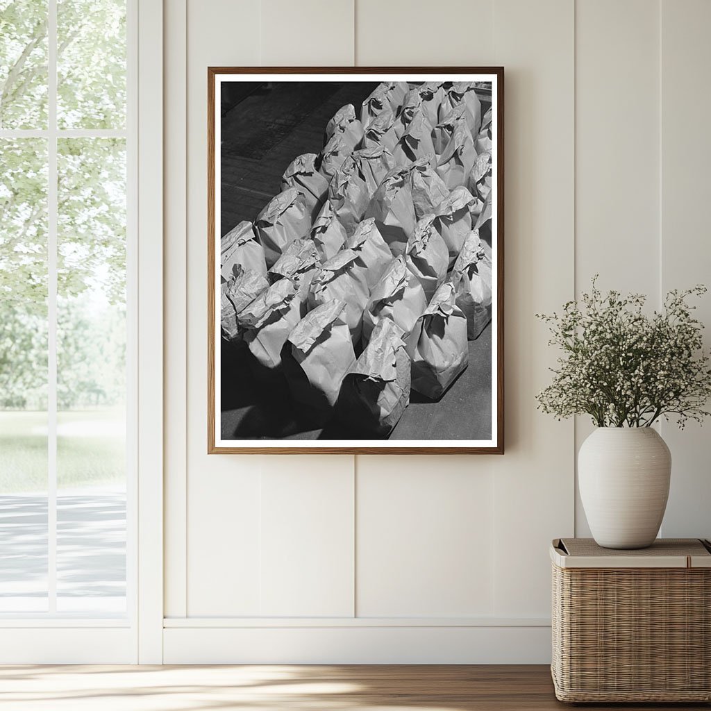 Civilian Conservation Corps Camp Lunches for Japanese - Americans 1942 - Available at KNOWOL