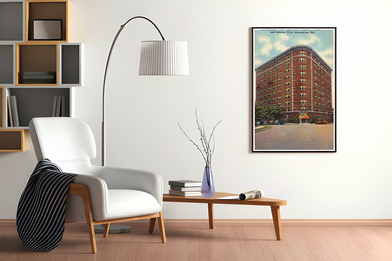 Claridge Manor Apartments Birmingham Postcard 1930 - 1945 - Available at KNOWOL