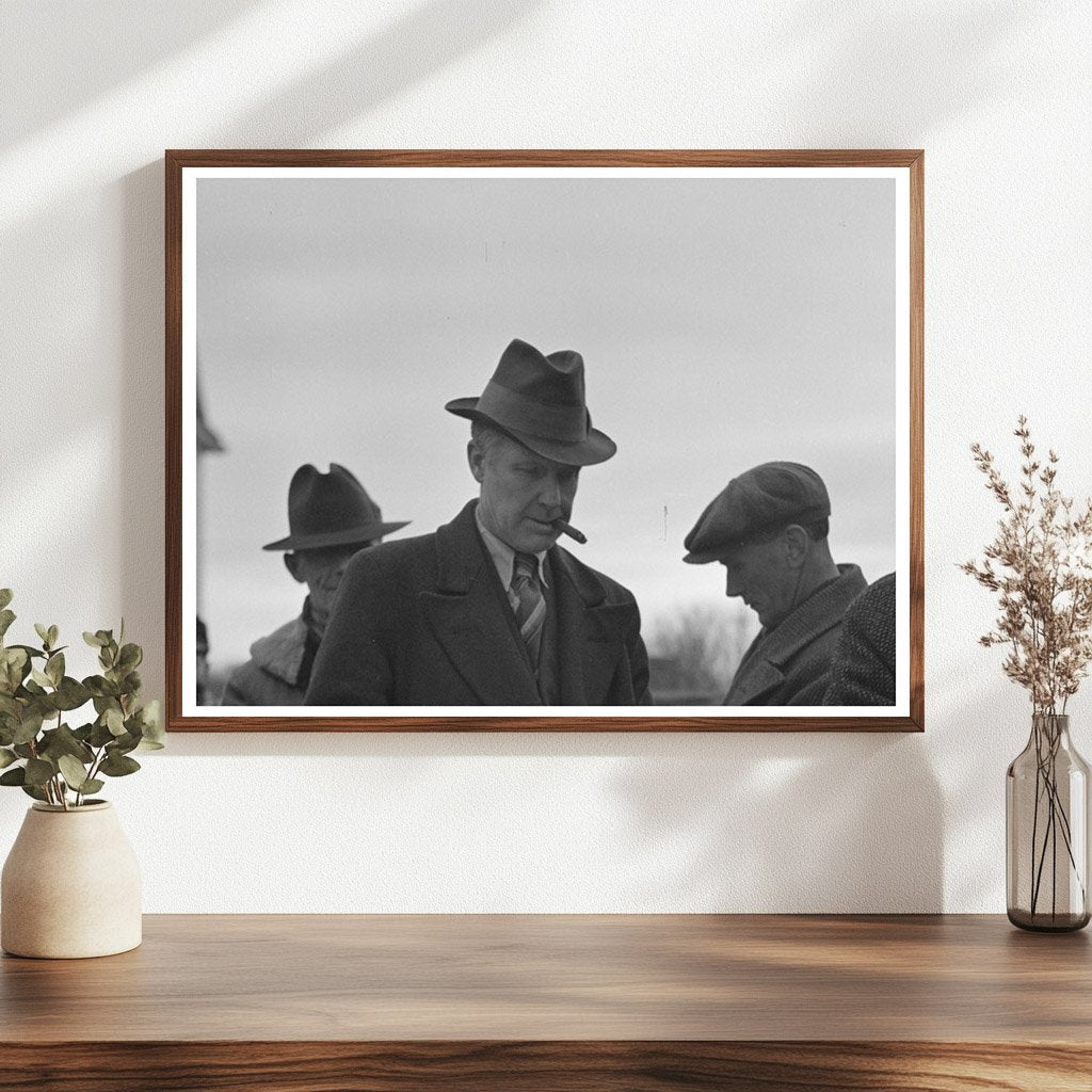 Clerk at Country Auction Sale Aledo Illinois 1936 - Available at KNOWOL