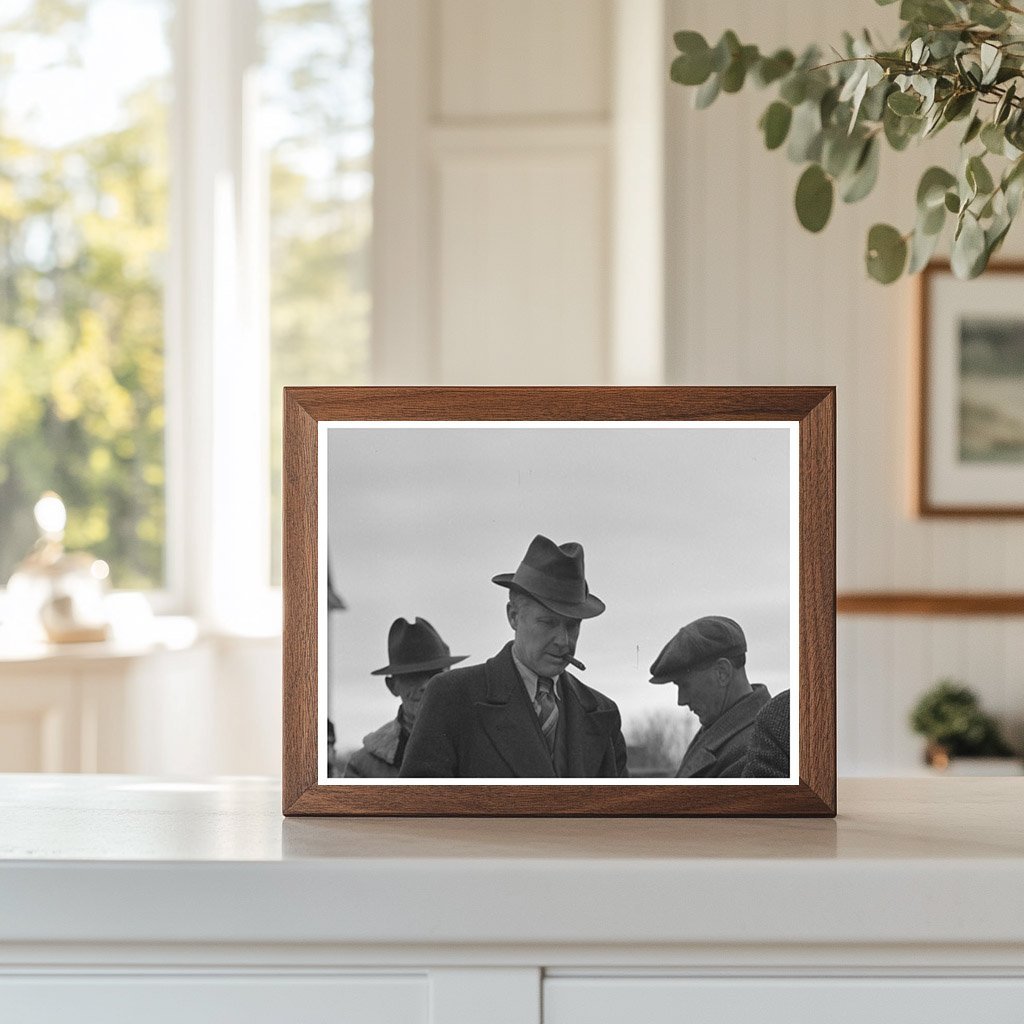 Clerk at Country Auction Sale Aledo Illinois 1936 - Available at KNOWOL