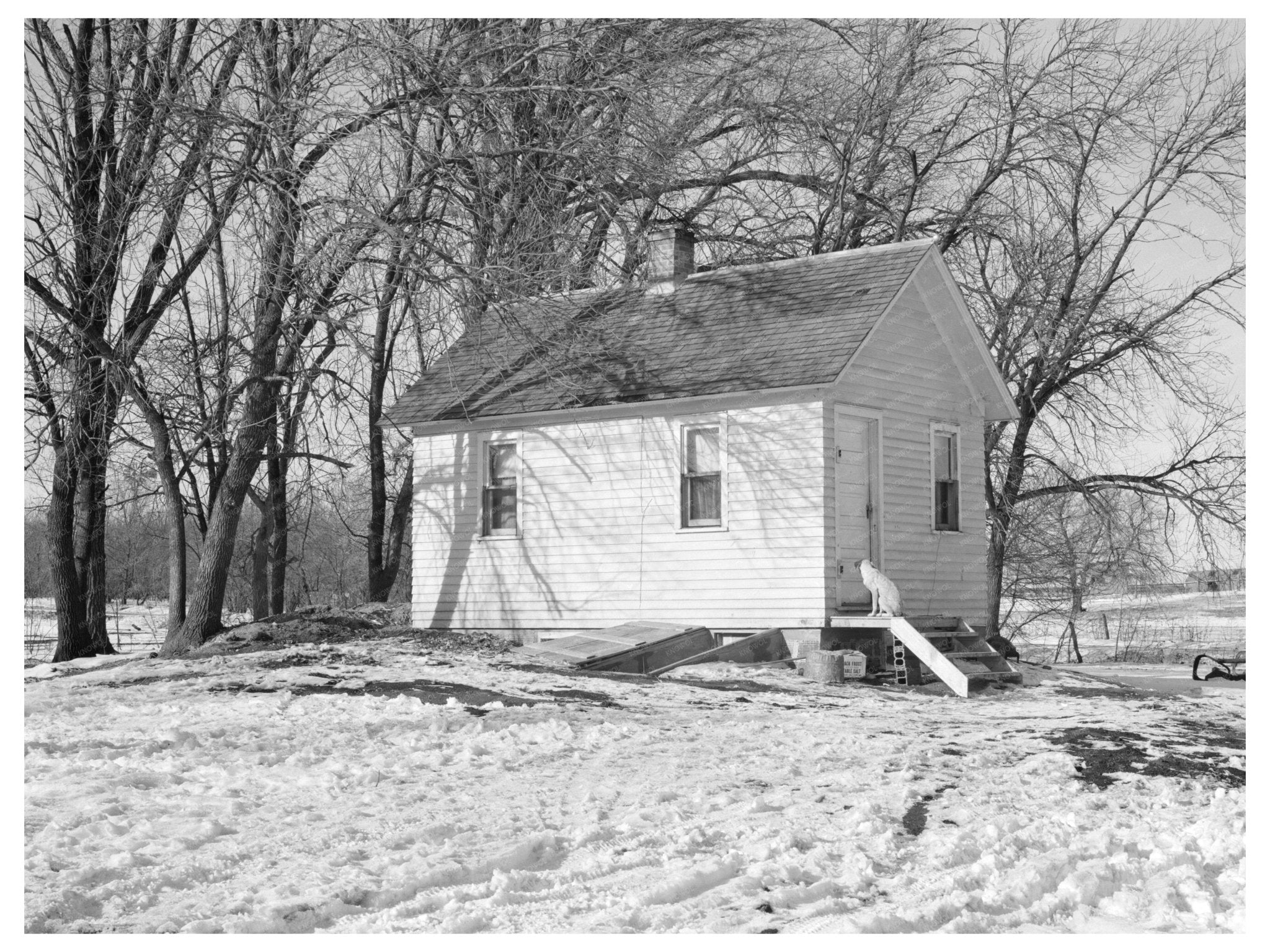 Clifford Blum Farm Home in Terril Iowa 1936 - Available at KNOWOL