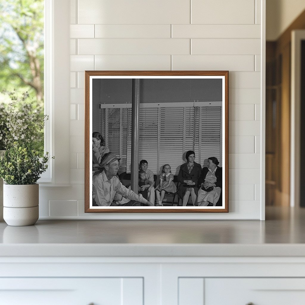 Clinic Waiting Room for Farm Workers in Arizona 1942 - Available at KNOWOL