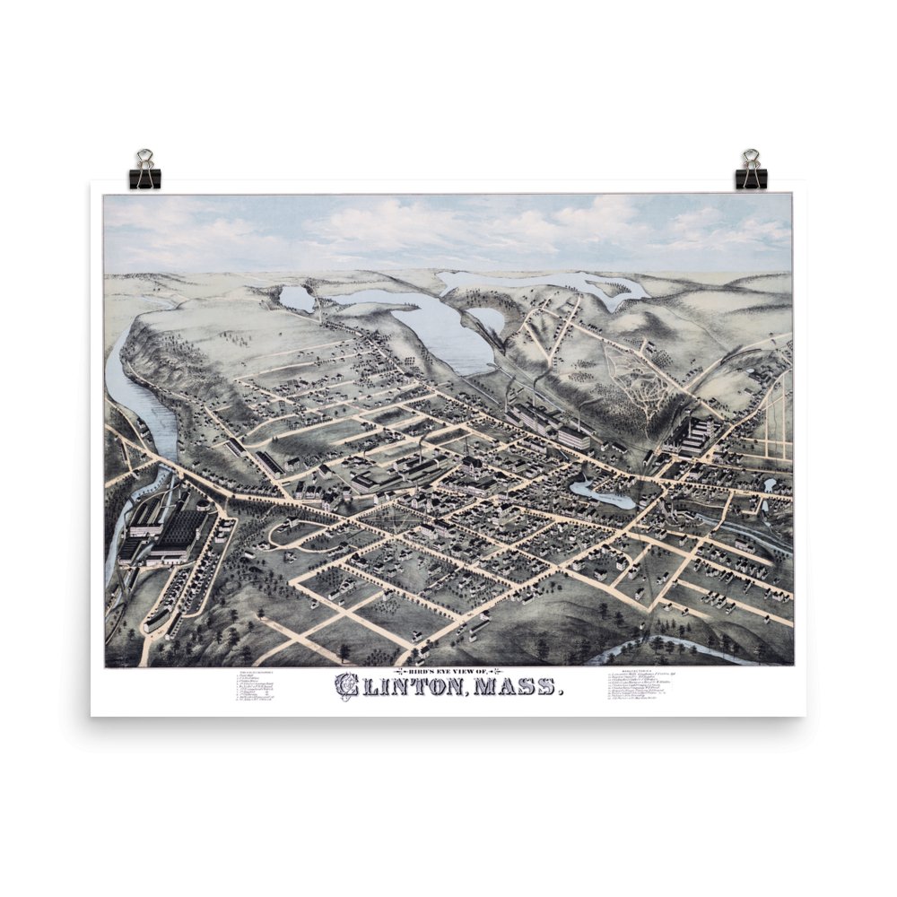Clinton, MA 1876 - Available at KNOWOL