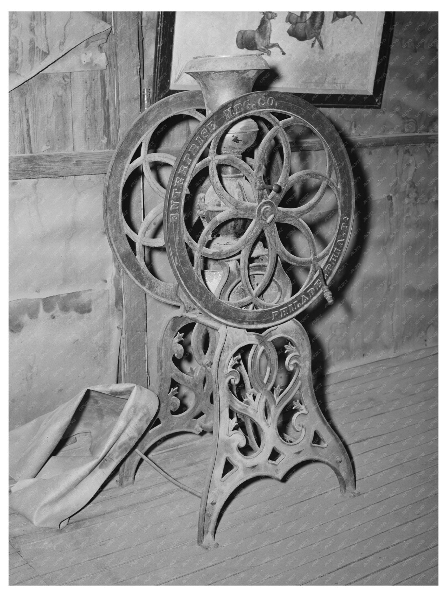 Coffee Mill Display at Bird Cage Theater Museum 1940 - Available at KNOWOL