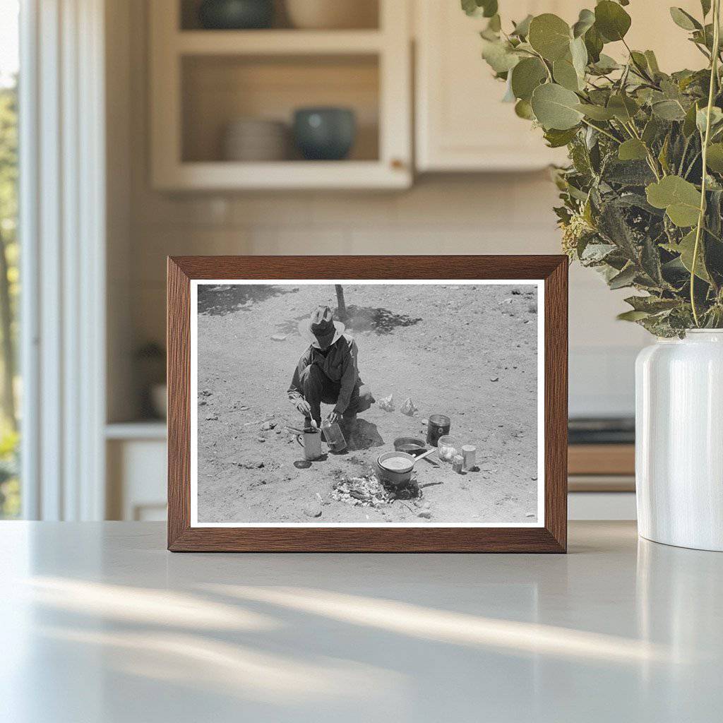 Coffee Preparation in Pie Town New Mexico 1940 - Available at KNOWOL